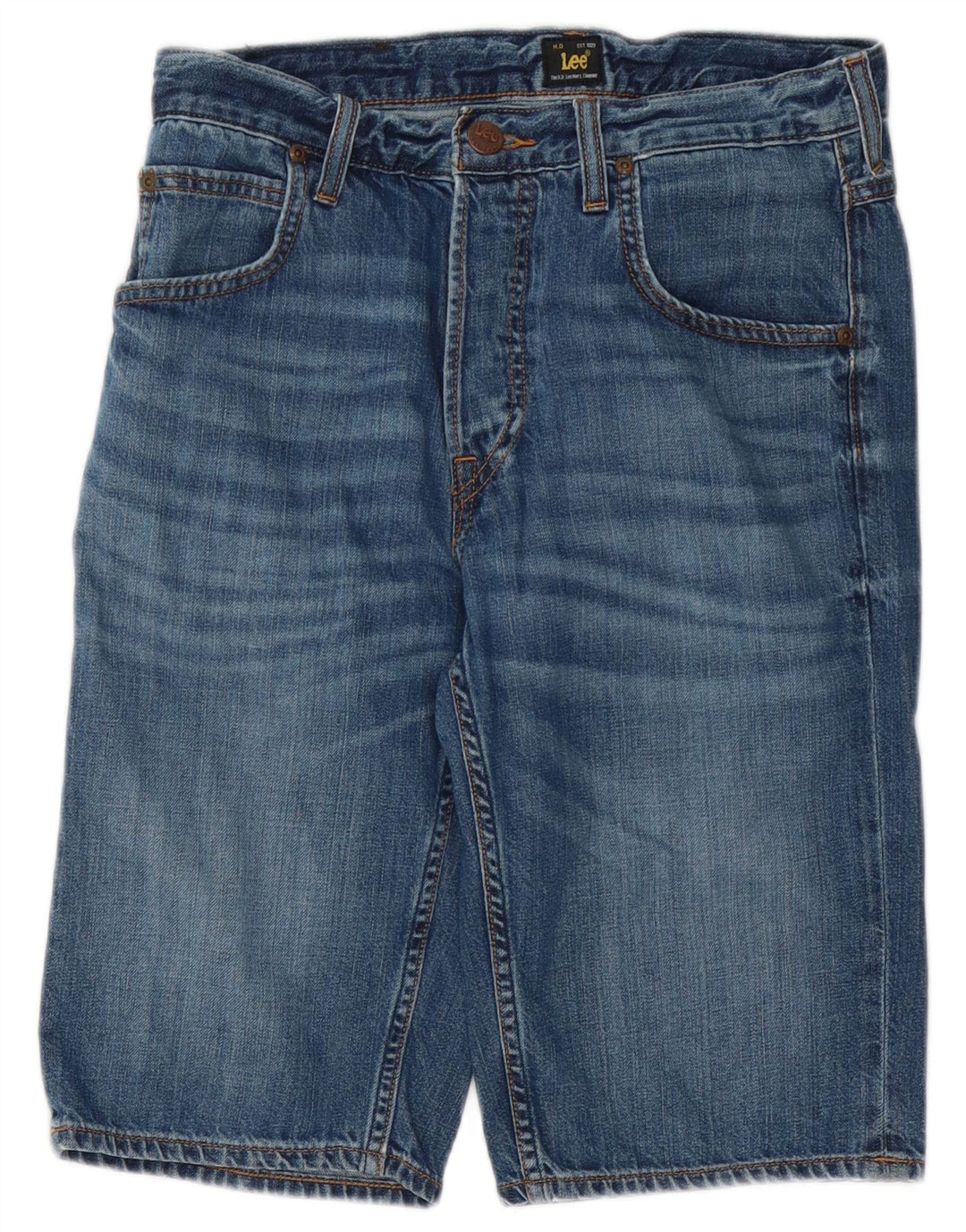 Lee Short en jean court 5 poches pour homme W28 petit coton bleu
