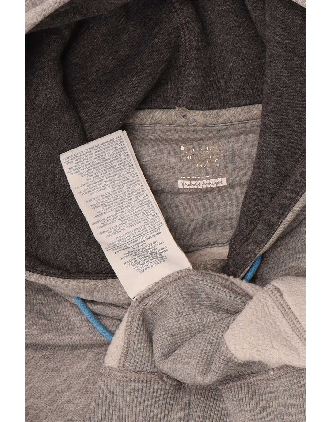 Nike Pull à capuche en coton moucheté gris moyen pour homme