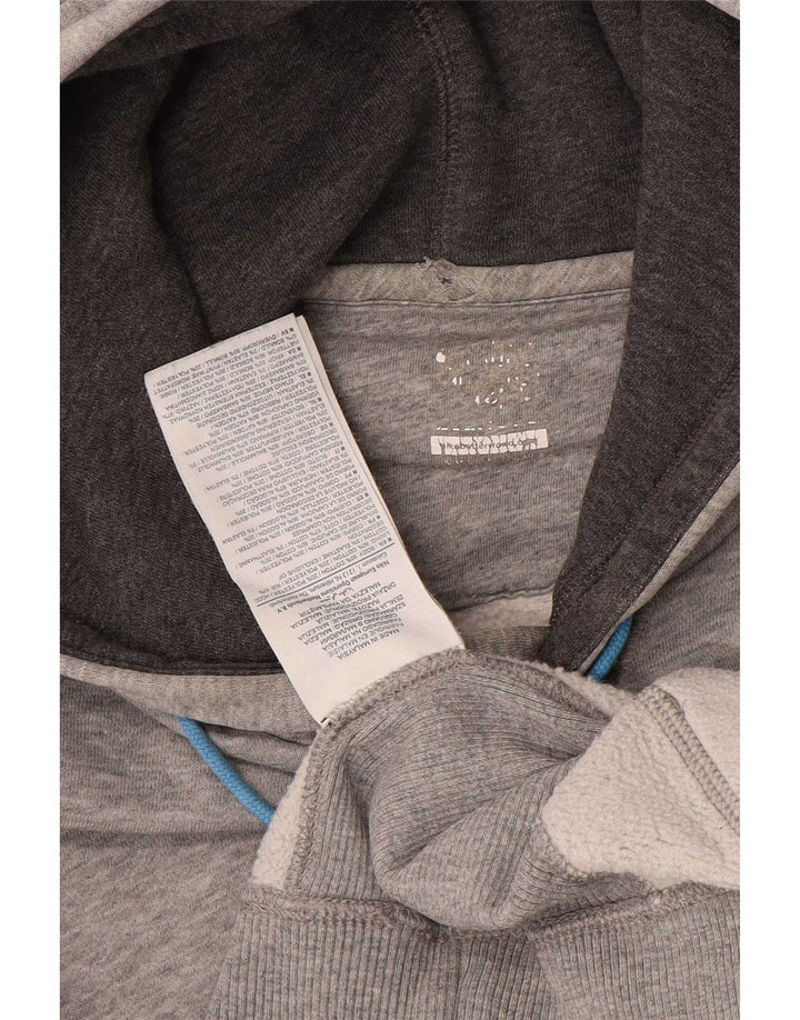 Nike Pull à capuche en coton moucheté gris moyen pour homme