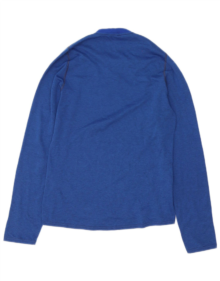 Patagonia Hommes Regular Fit Top Manches Longues XS Bleu Polyester