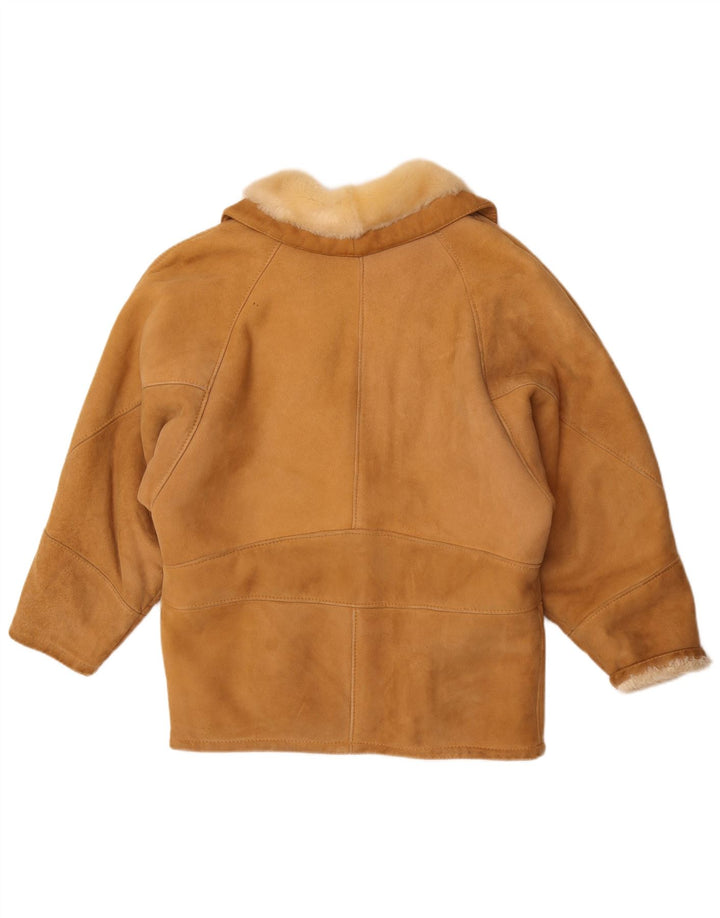 Conbipel Veste Oversize En Peau De Mouton Femme IT 42 Marron Moyen