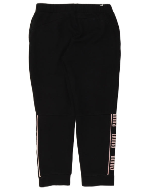 Puma Pantalon de survêtement graphique pour femme UK 10 Small Noir