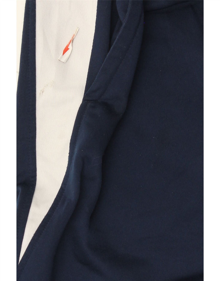 Asics Pantalon de survêtement pour femme UK 12 Bleu marine moyen Colourblock