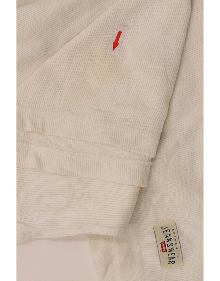 Levi's Haut à Manches Longues Homme Blanc Large