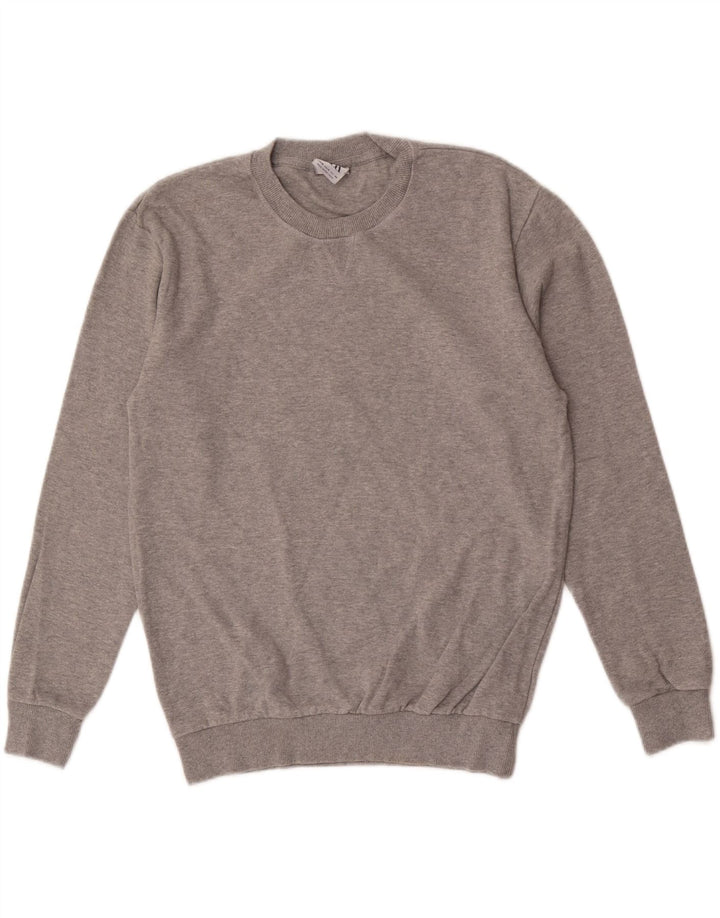 Zara Pull Col Rond Homme Gris Moyen Moucheté