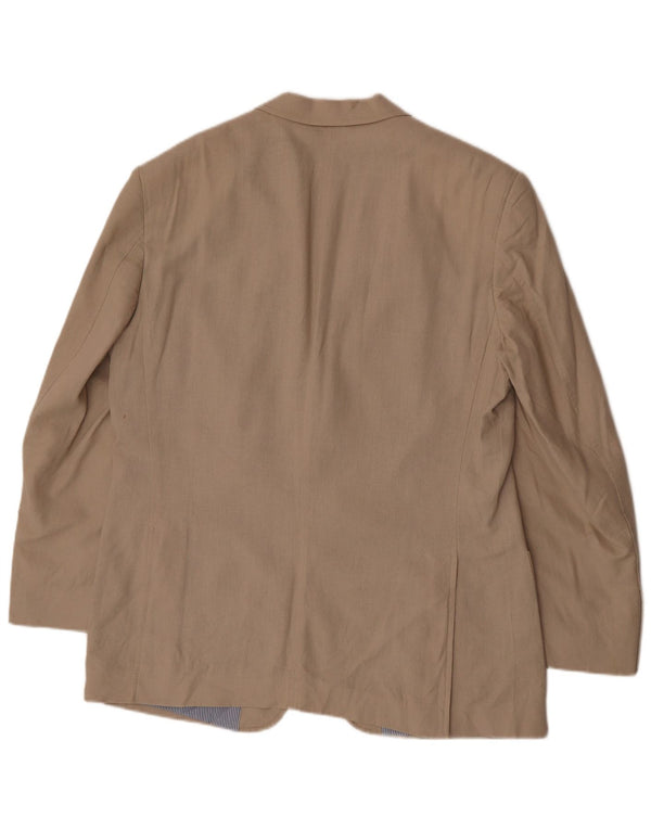 Marks & Spencer Veste blazer à 2 boutons pour homme UK 42 Grand lin beige