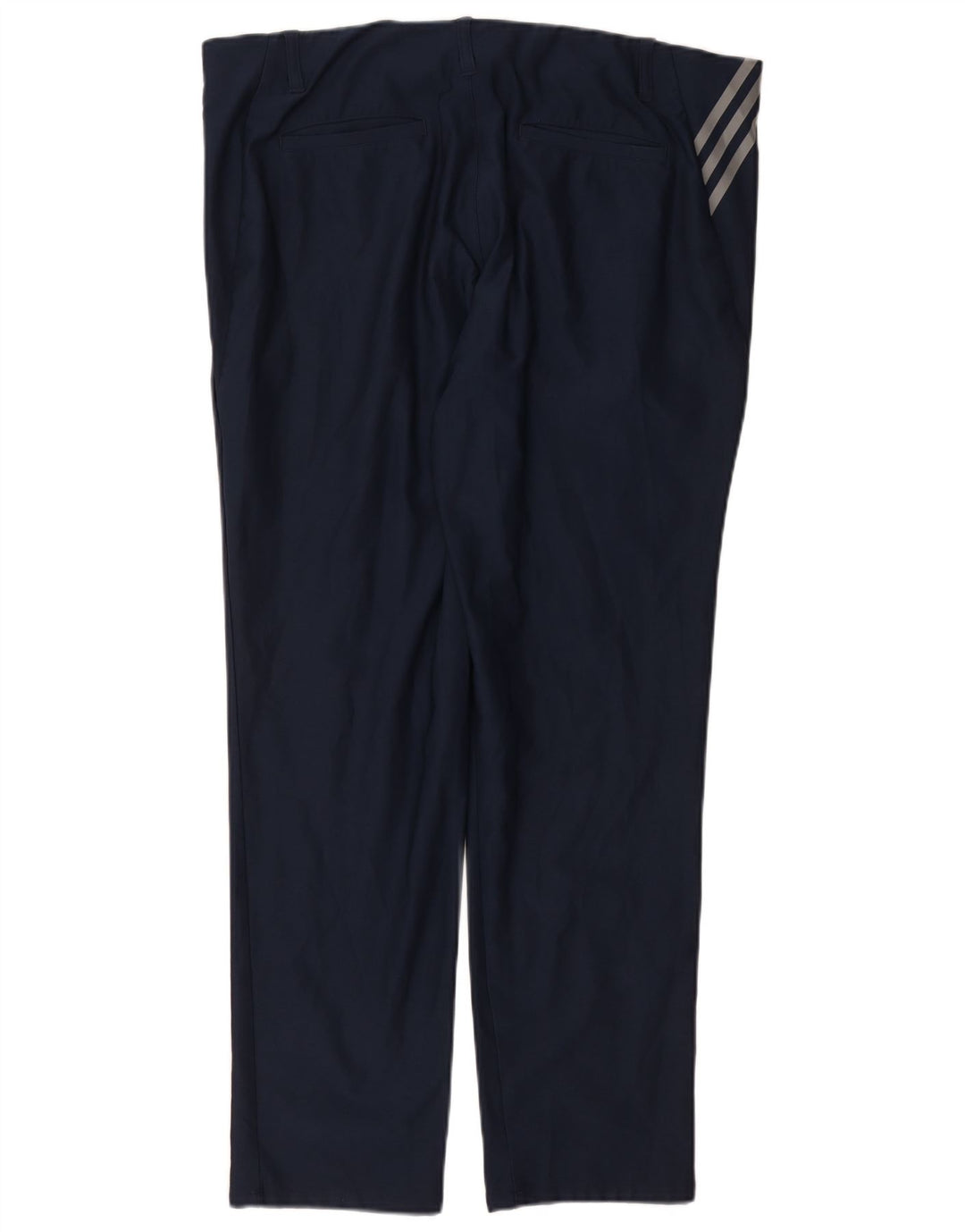 ADIDAS Pantalon Chino Droit Homme W38 L32 Bleu Marine Nylon