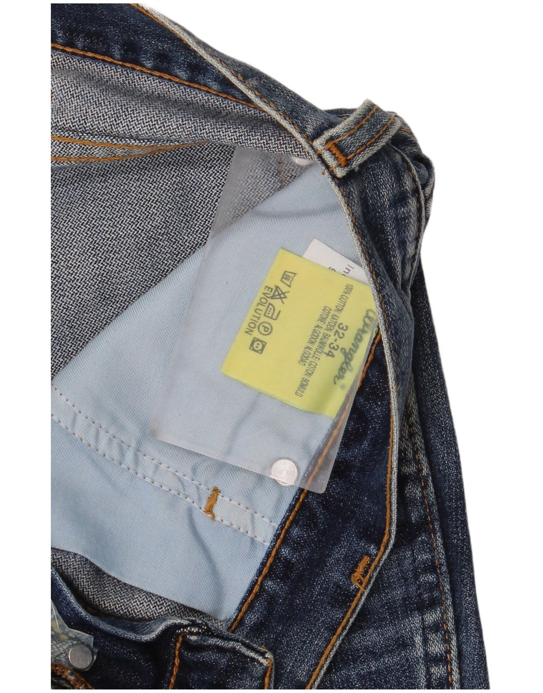 Wrangler Jean Droit Evolution Homme W32 L34 Bleu Coton