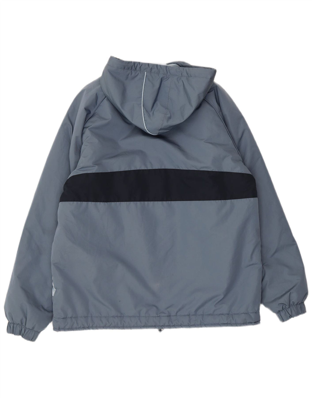 Ellesse Veste Anorak à capuche pour homme UK 38 Gris moyen Polyester colour block