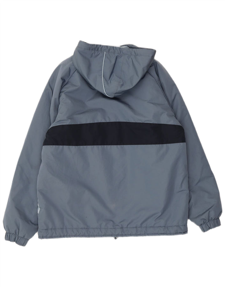 Ellesse Veste Anorak à capuche pour homme UK 38 Gris moyen Polyester colour block