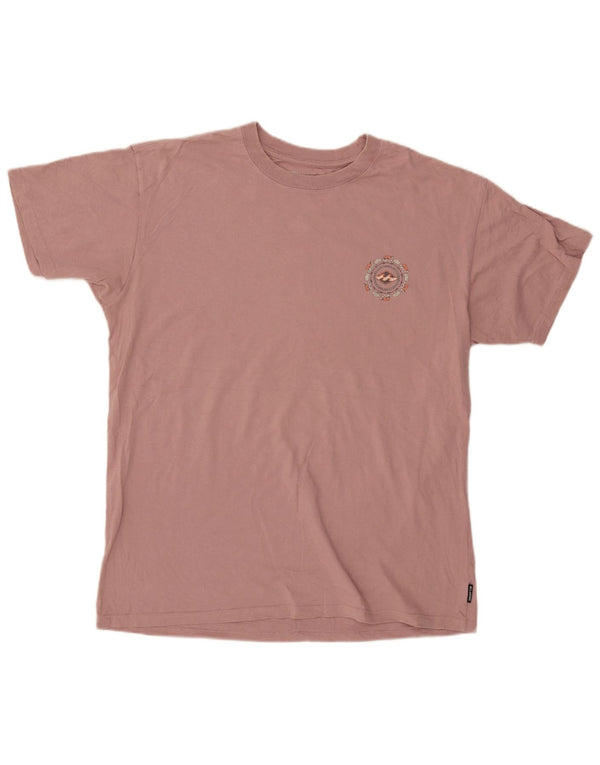 BILLABONG T-Shirt Graphique Homme XL Rose Floral