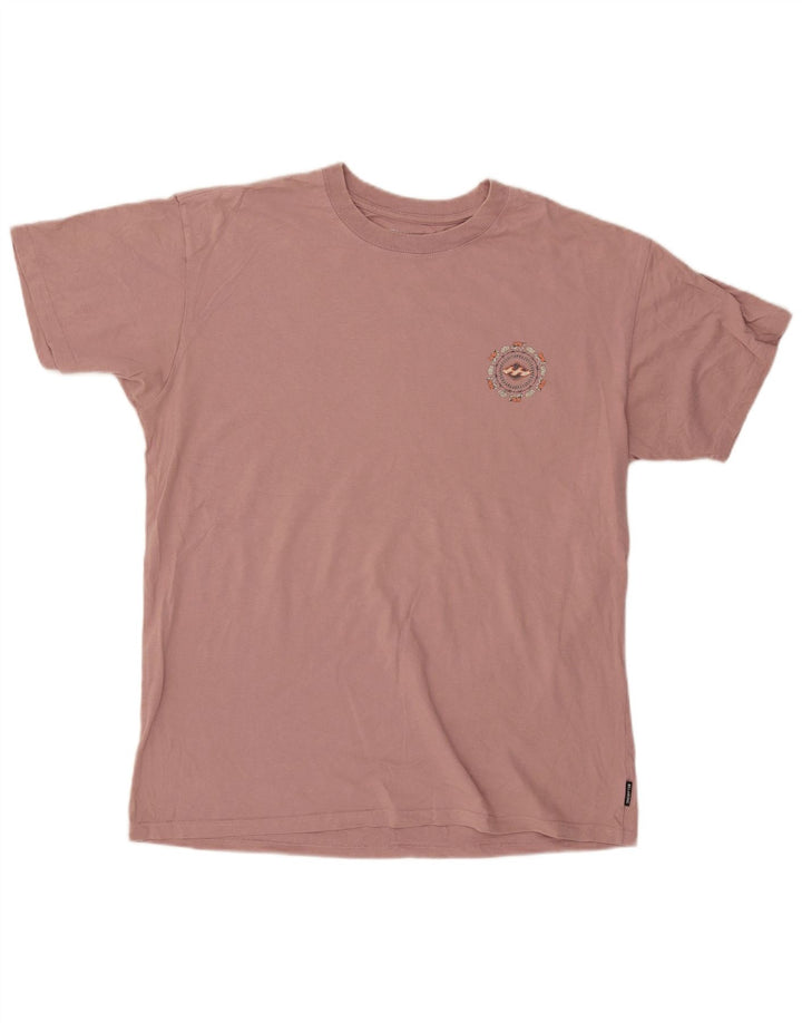 BILLABONG T-Shirt Graphique Homme XL Rose Floral