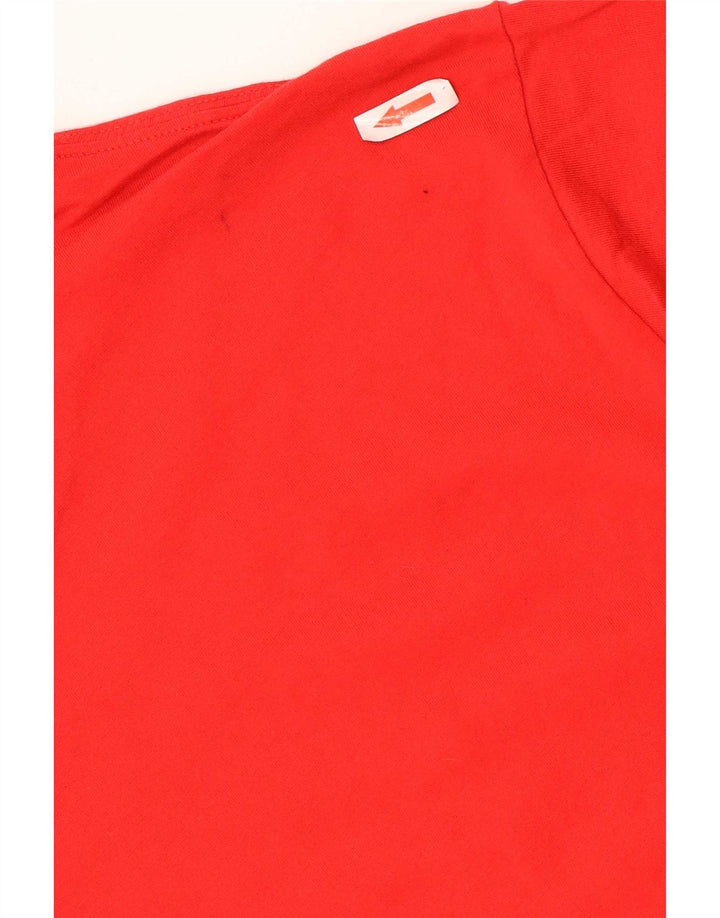 Sergio Tacchini T-Shirt Homme Top XL Rouge Coton