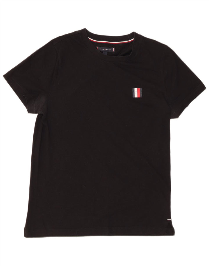 TOMMY HILFIGER T-Shirt Homme Haut Petit Noir Coton