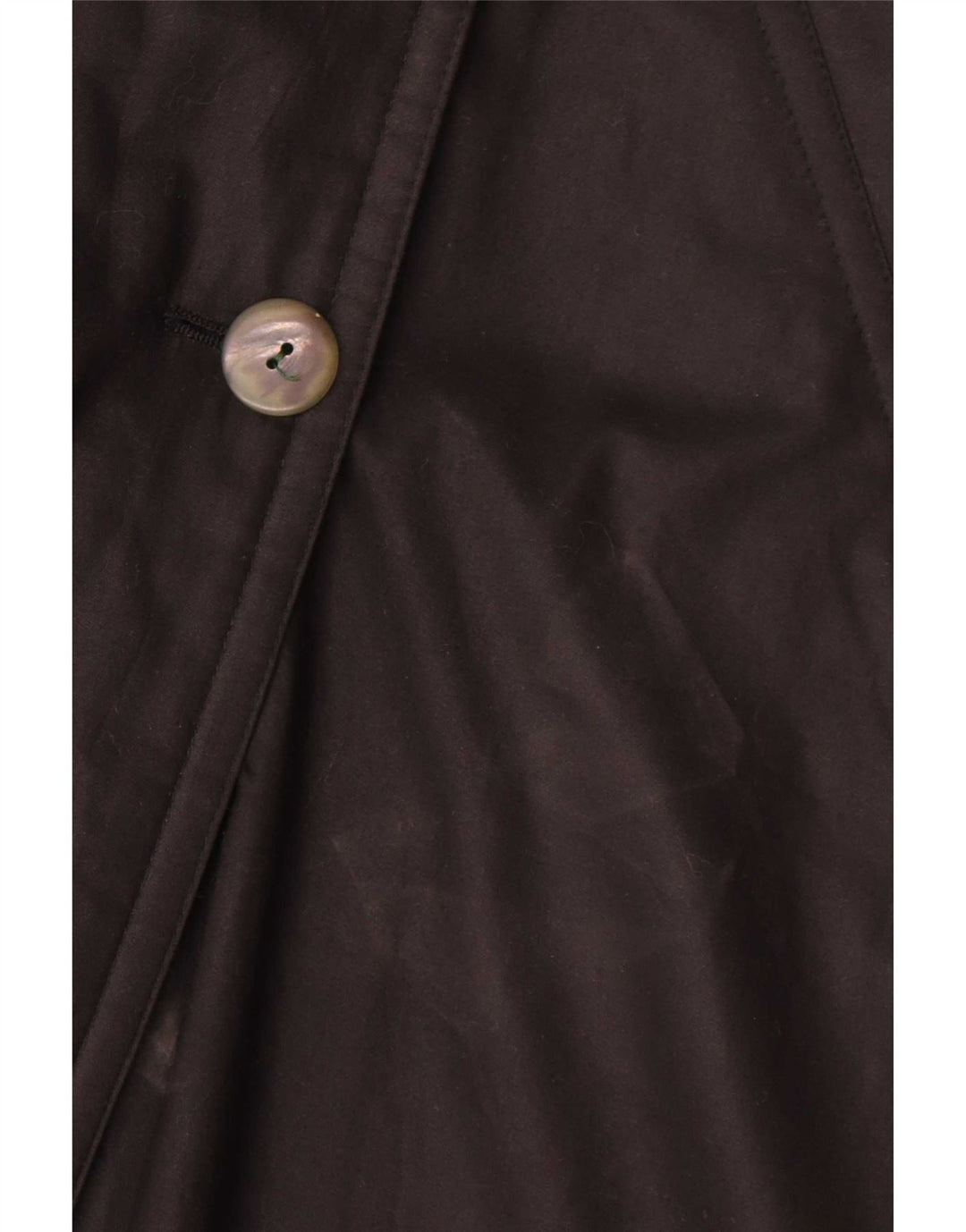 vintage Femmes Oversize Trench Coat UK 16 Grand Noir