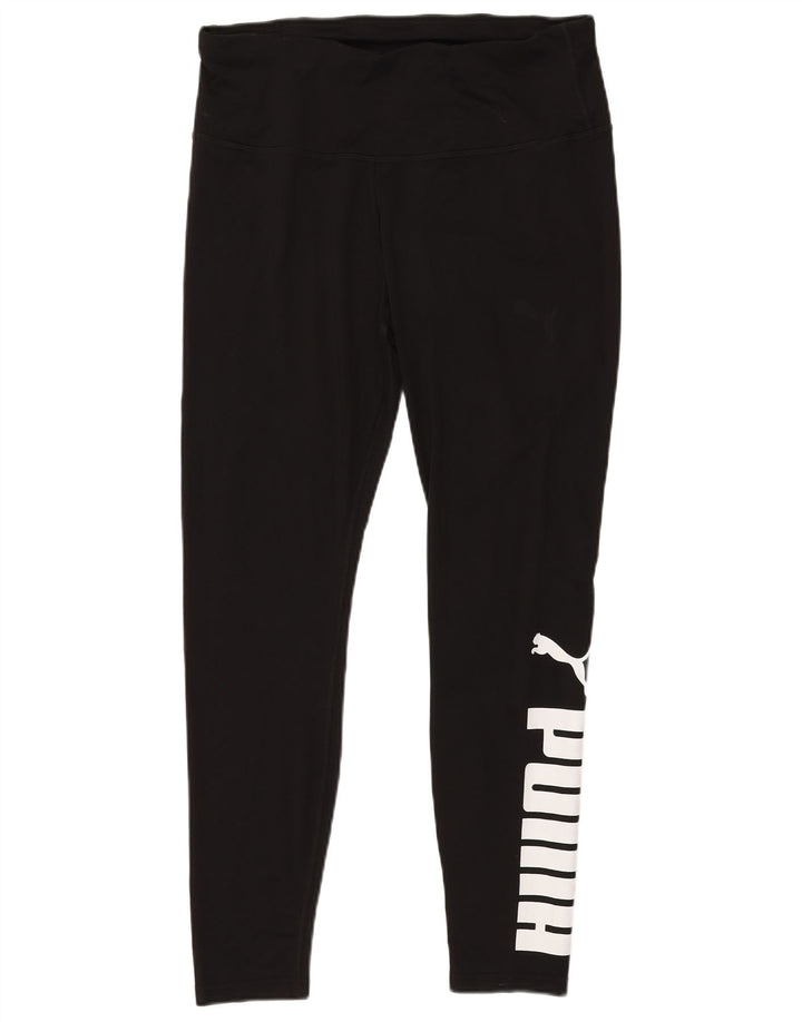 Puma Legging graphique pour femme UK 18 XL Noir Polyester