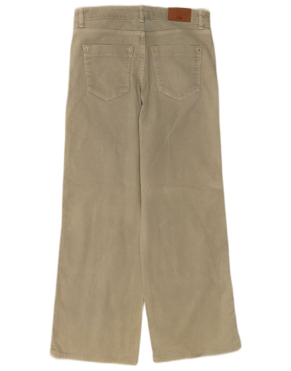 Zara Jean large pour femme EU 36 XS W26 L28 Coton beige