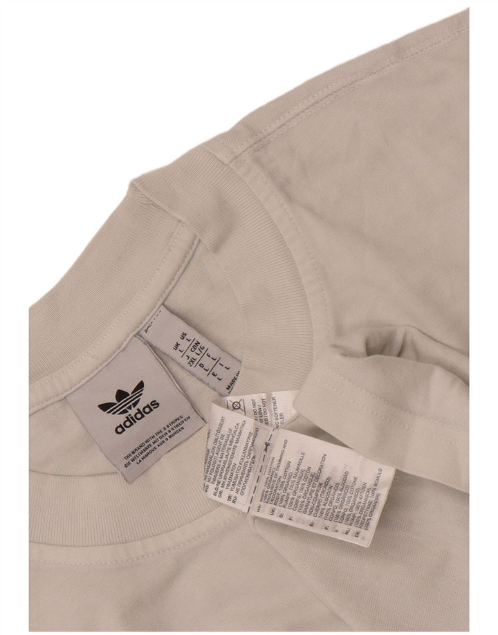 Adidas T-Shirt Homme Haut Grand Coton Blanc