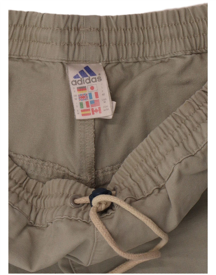 ADIDAS Mens Sport Shorts Medium Khaki Cotton