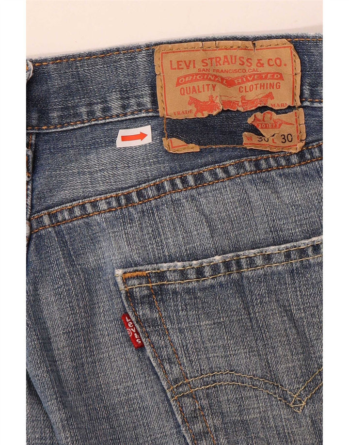 Levi's Jean Droit 505 Homme Bleu W30 L30 Coton