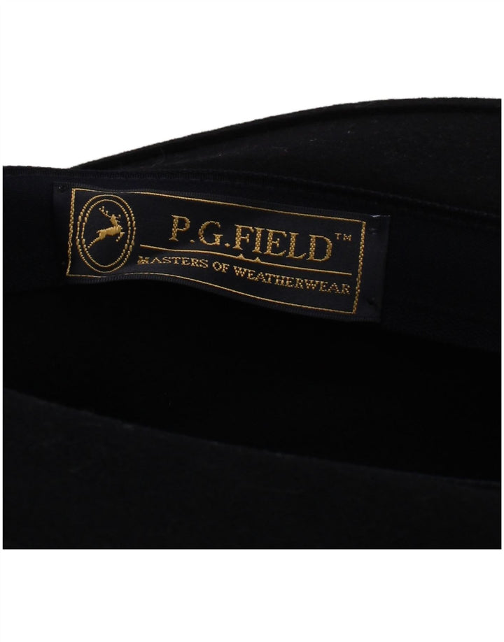 P.G.Field Chapeau Fedora pour homme en laine bleu marine Taille L