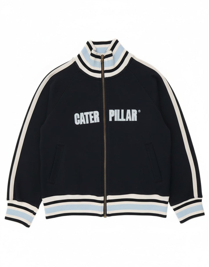 Caterpillar Veste de Survêtement Graphique Garçon 13-14 Ans Bleu Marine
