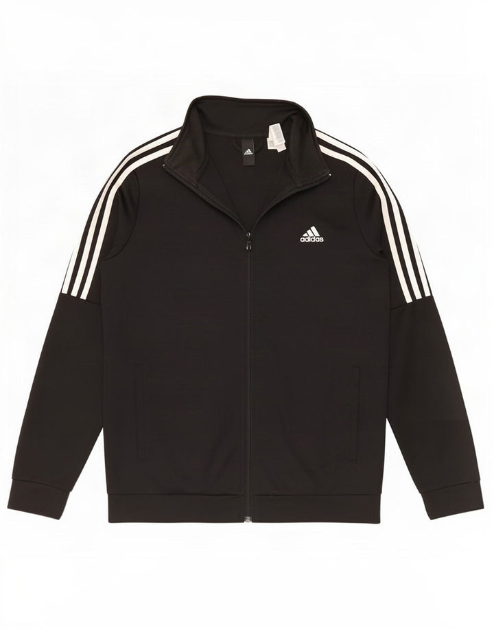 Adidas Veste de survêtement pour femme UK 16/18 Large Noir Polyester