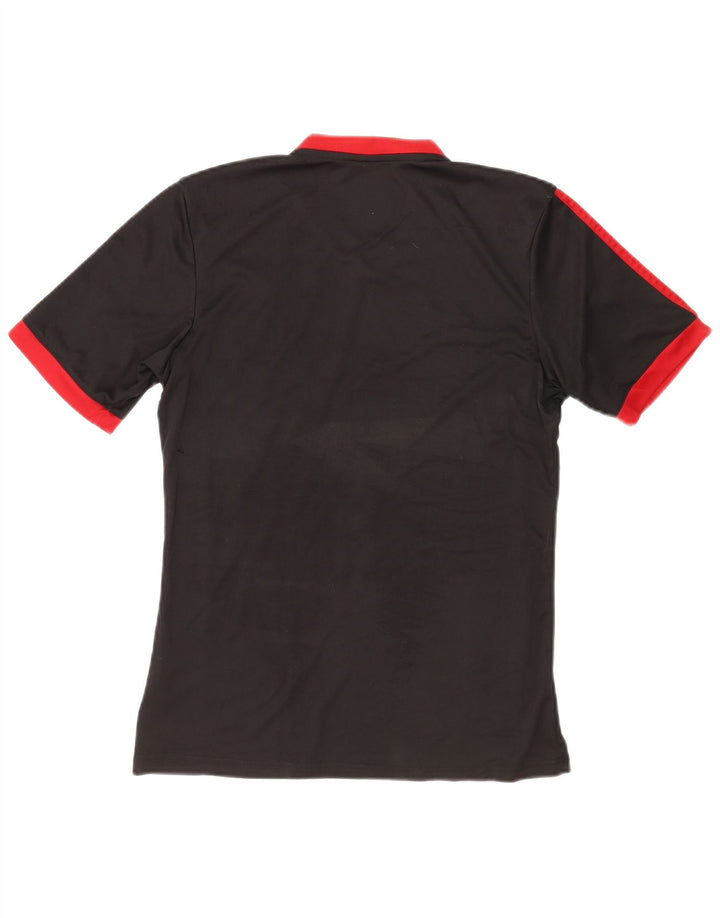 Adidas Hommes Climalite T-Shirt Haut Petit Noir Rayé