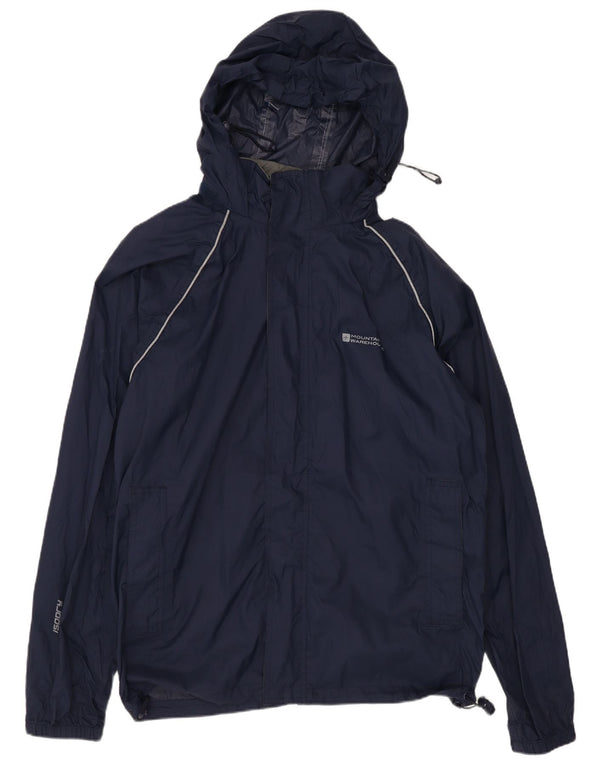 Mountain Warehouse Veste de pluie à capuche coupe ample pour homme UK 34 XS Bleu marine