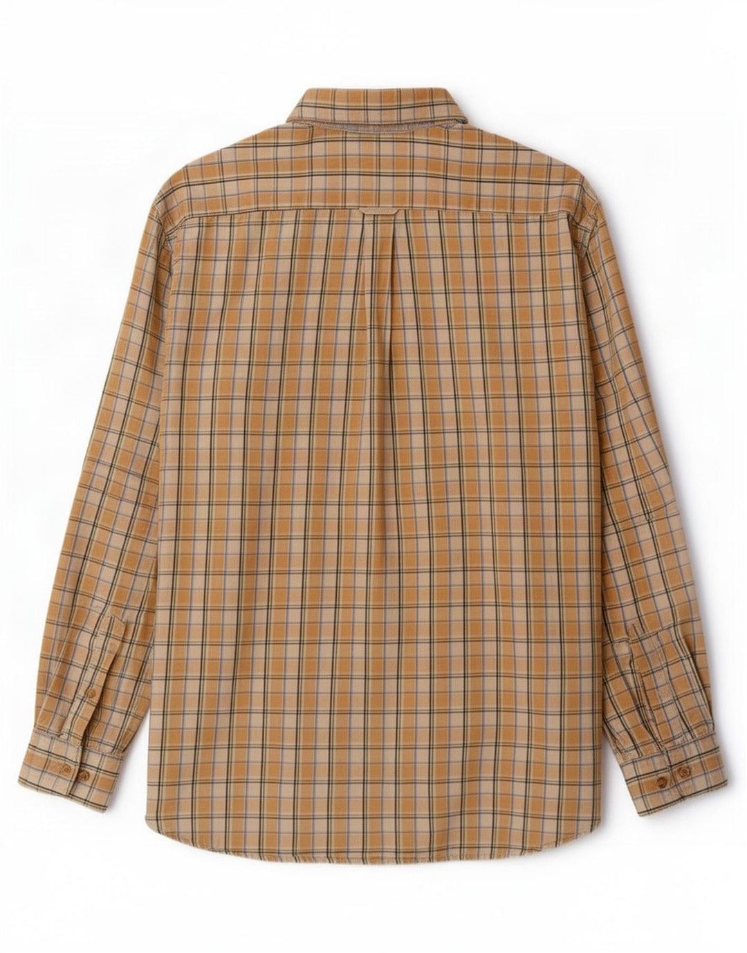 Barbour Chemise Homme XL Jaune Check Coton