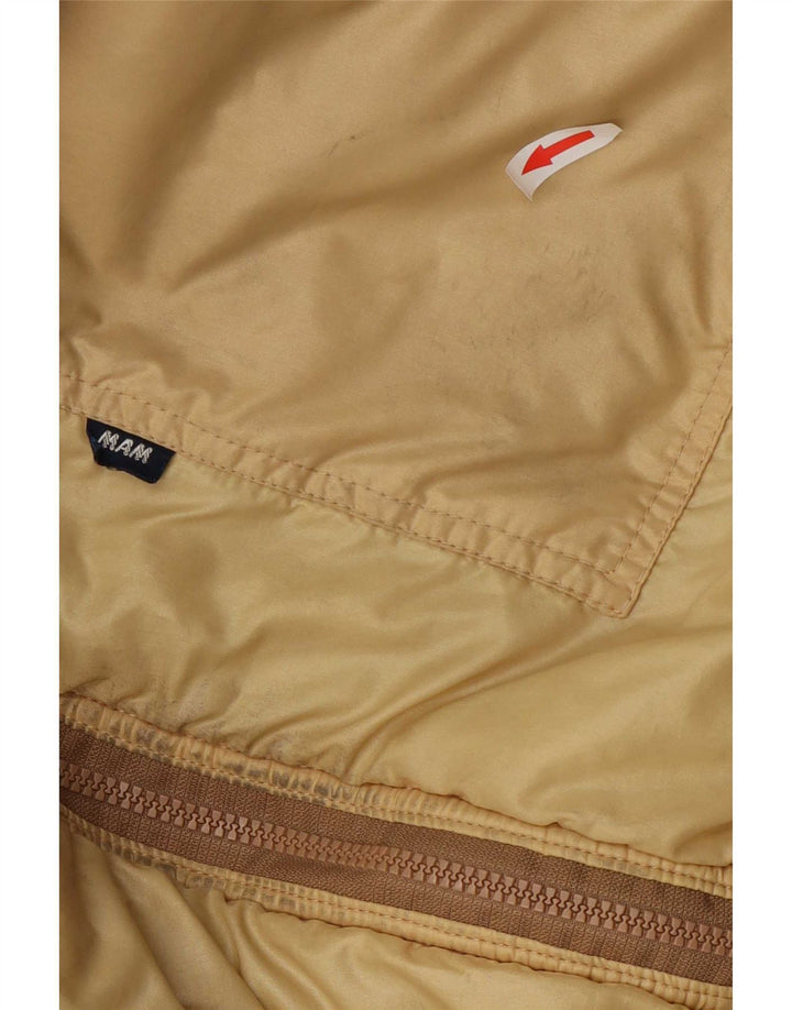 vintage Homme Réversible Bomber Jacket UK 36 Petit Beige