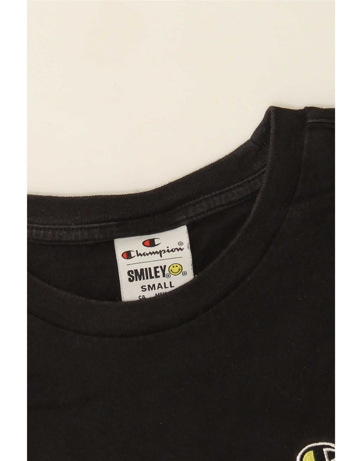 Champion T-Shirt Smiley Homme Petit Noir