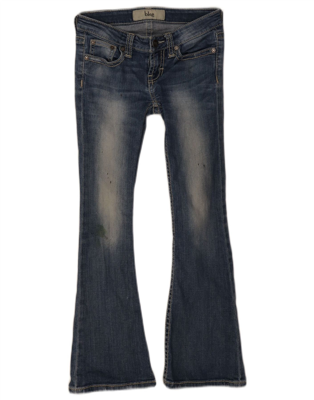 BKE Jean évasé effet vieilli pour fille 9-10 ans W24 L25 Bleu