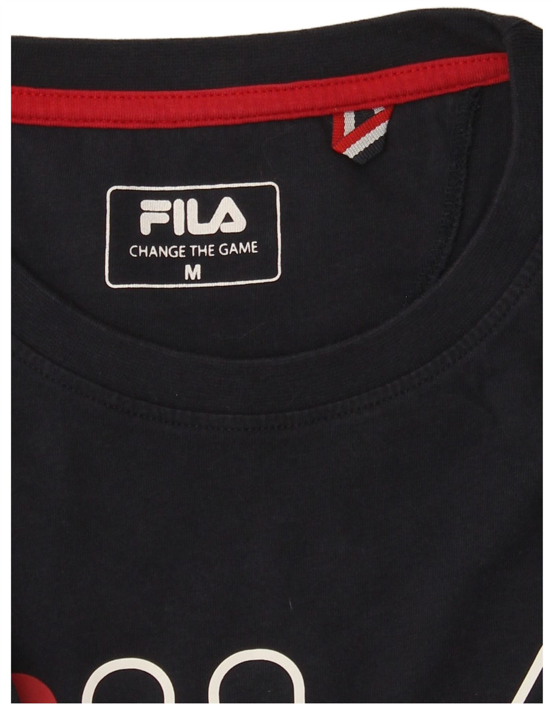 Fila T-Shirt Graphique Homme Bleu Marine Moyen
