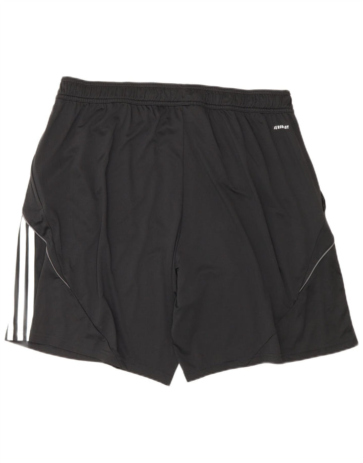 Adidas Short de sport coupe régulière pour homme 2XL Noir Polyester