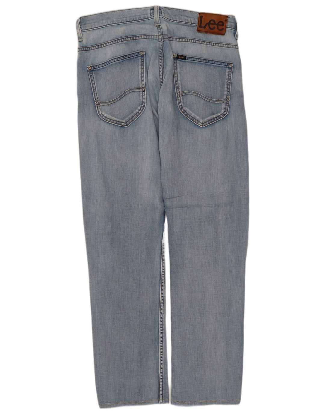 Lee Powell Jean Droit Femme W30 L28 Bleu Coton