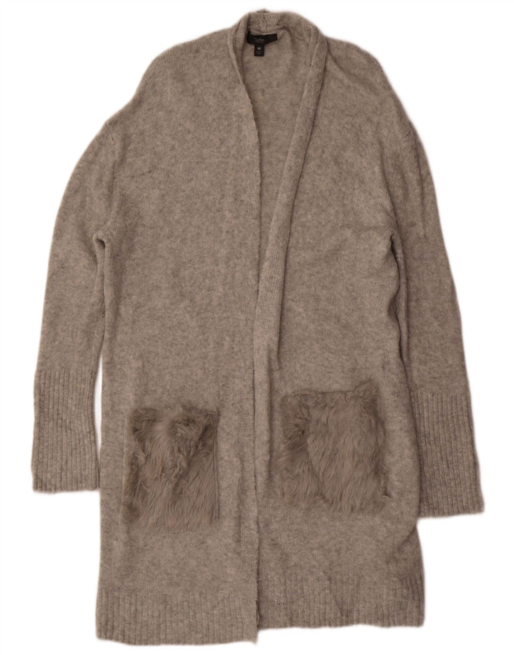 MOSSIMO Pull cardigan ouvert surdimensionné pour femme UK 14 Gris moyen