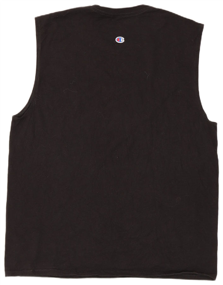 Champion Débardeur Graphique Homme XL Noir Coton