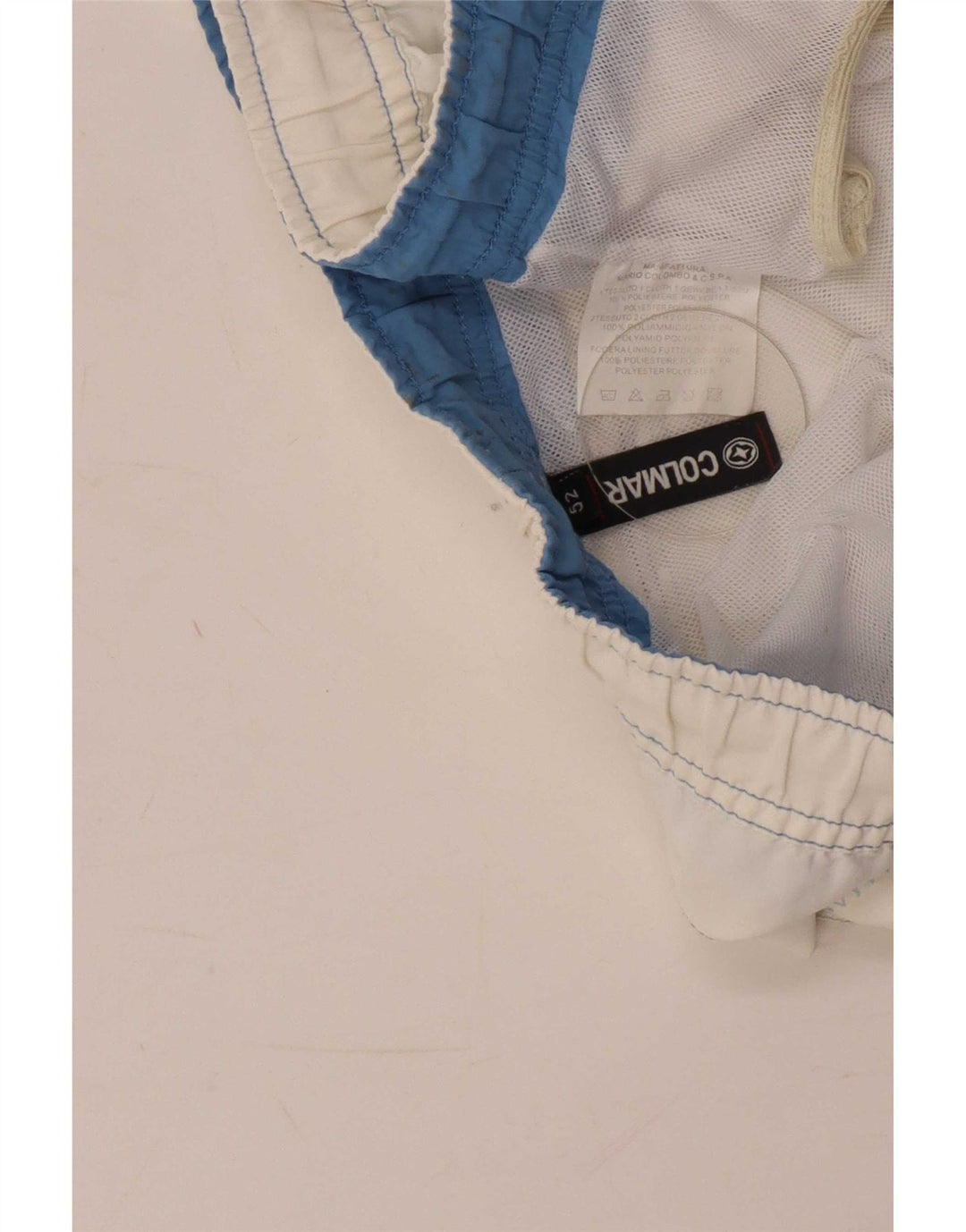 Colmar Short de Bain Graphique IT 52 Large Blanc Polyester Homme
