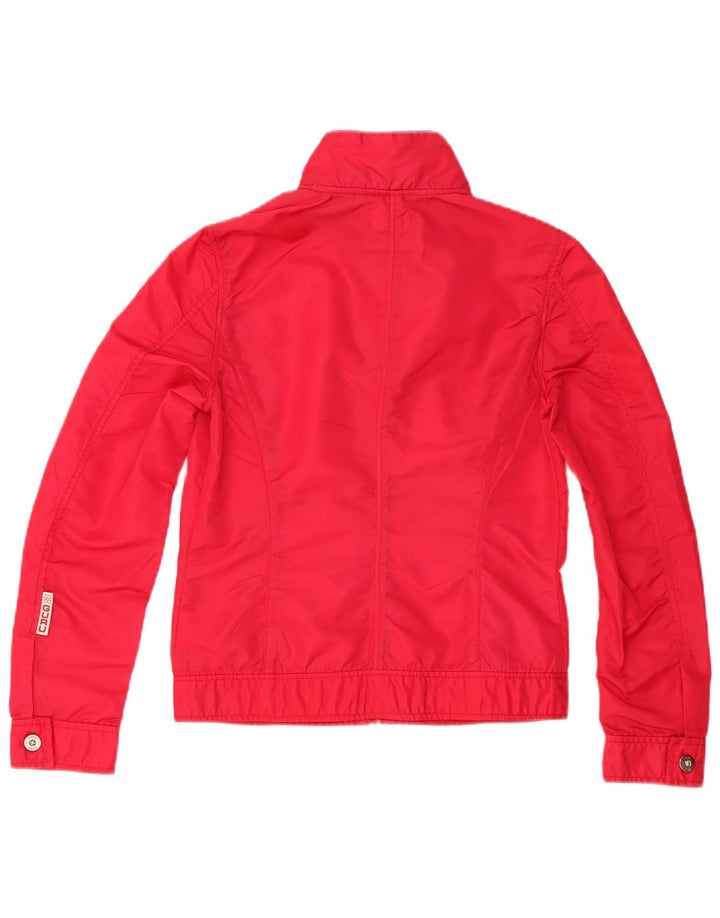 GURU Veste Bomber Femme UK 12 Nylon Rouge Moyen
