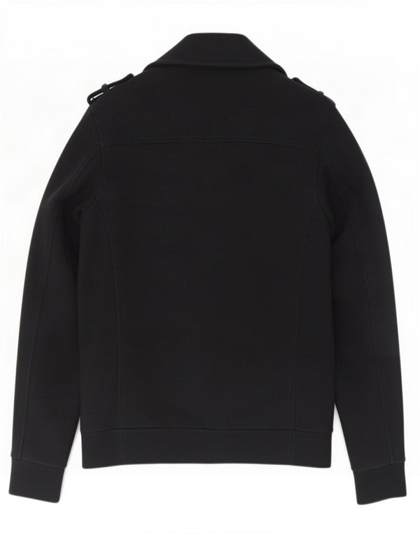 Calvin Klein Veste militaire à double boutonnage pour homme UK 36 Small Bleu marine