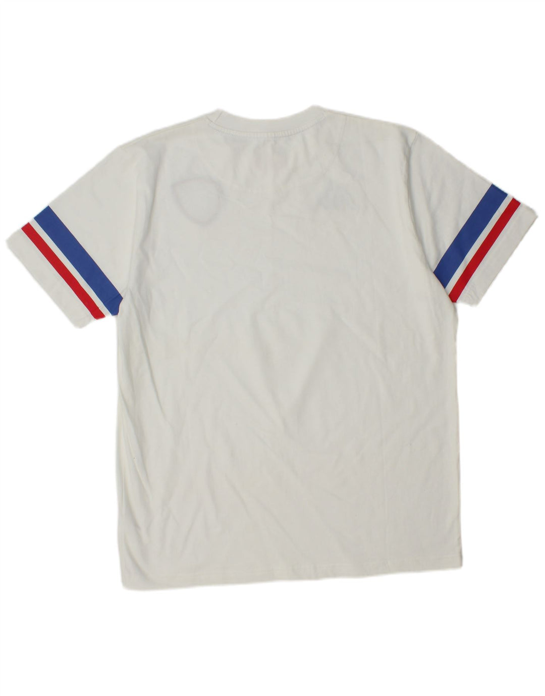 Kappa T-Shirt Homme Haut Large Blanc Colorblock Coton