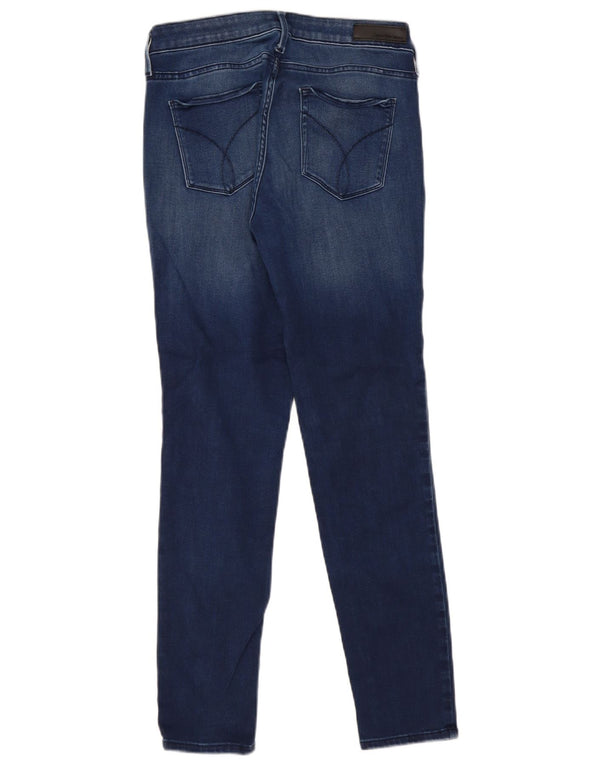 Calvin Klein Femme Legging Skinny Jeans W30 L30 Bleu Coton