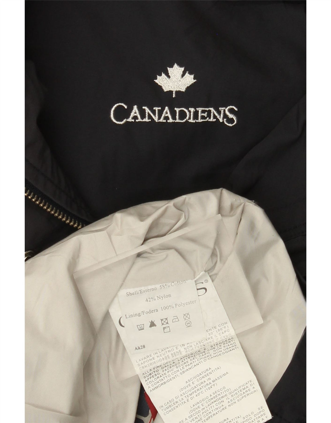 Veste utilitaire pour femmes Canadiens UK 16 Grand coton bleu marine