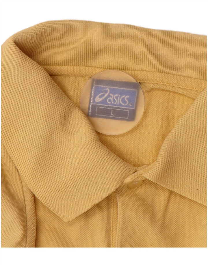 Asics Polo Homme Grand Jaune Coton