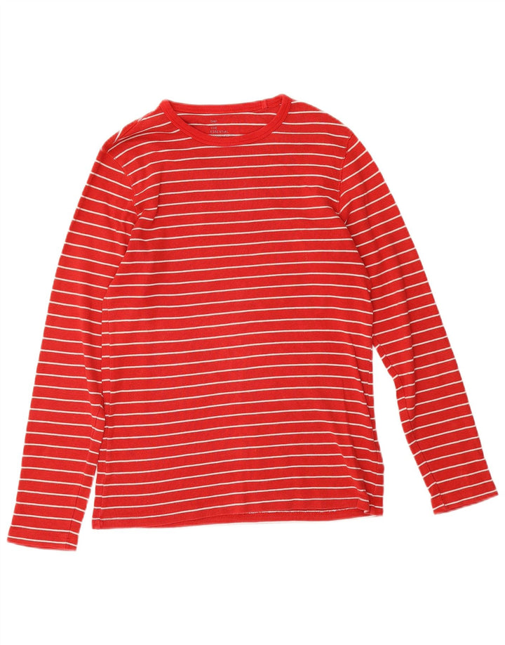 Gap Haut Homme Manches Longues XS Coton Rayé Rouge