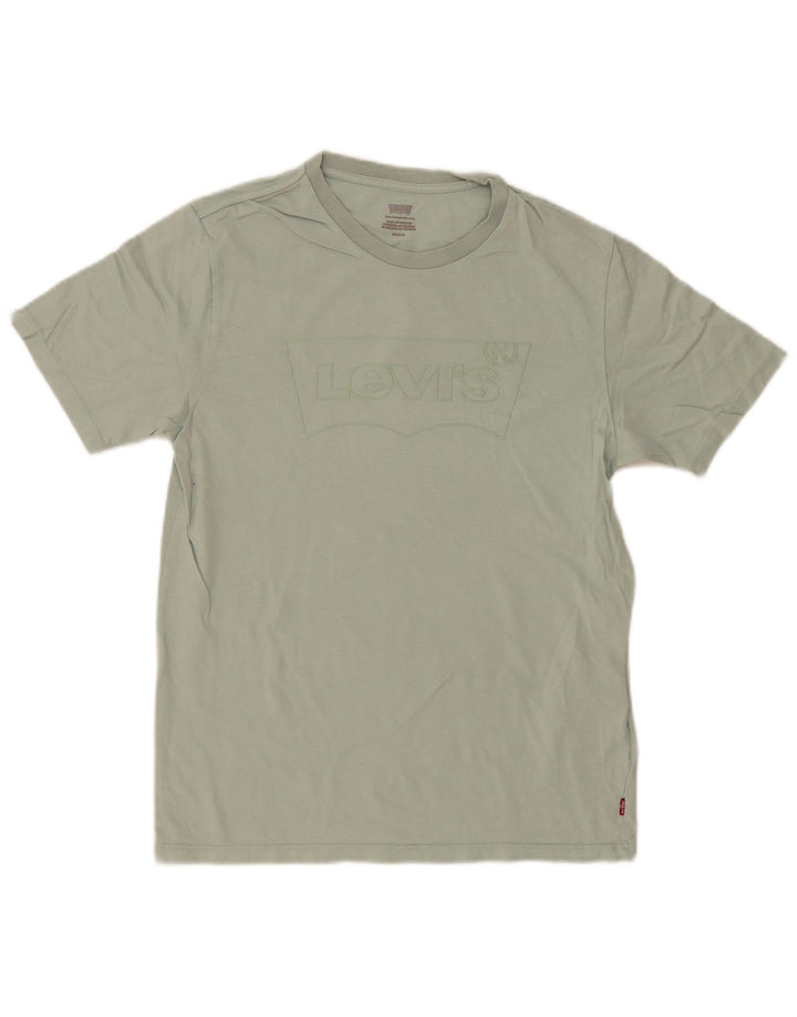 Levi's T-Shirt Graphique Femme UK 10 Small Kaki