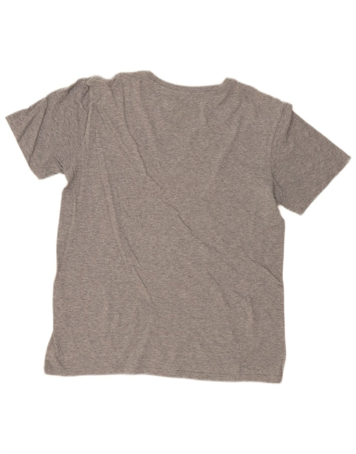 Nike T-shirt graphique coupe athlétique pour homme, petit, gris moucheté