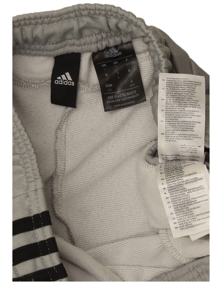Adidas Pantalon de survêtement Aeroready pour hommes, grand gris, polyester
