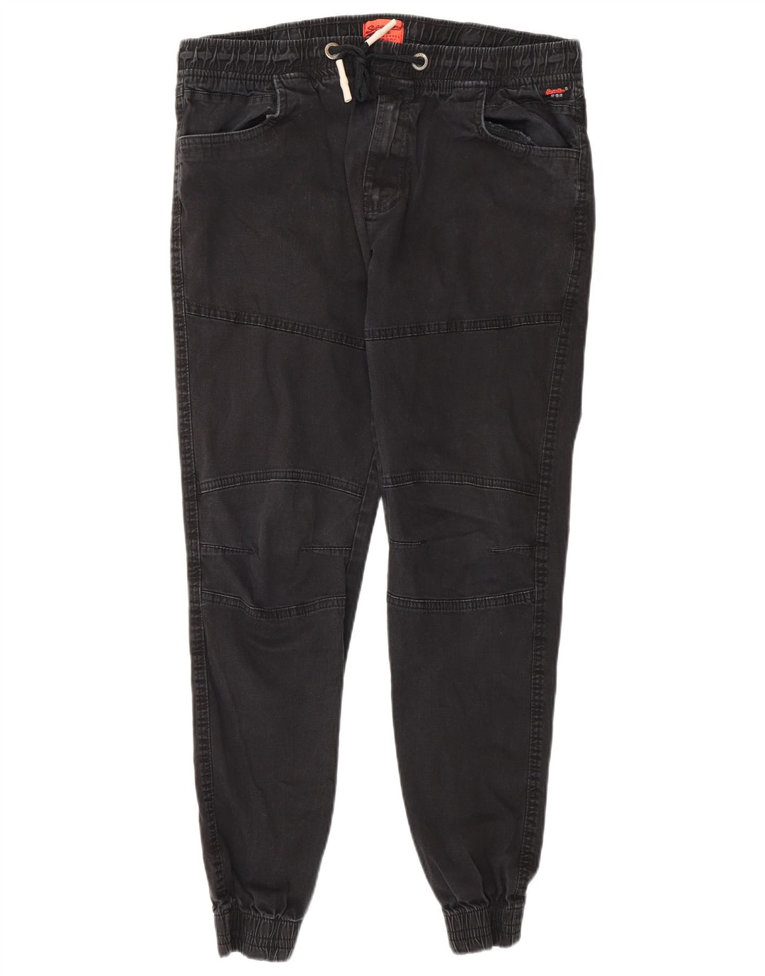 Superdry Pantalon de jogging pour homme W36 L30 Gris Coton
